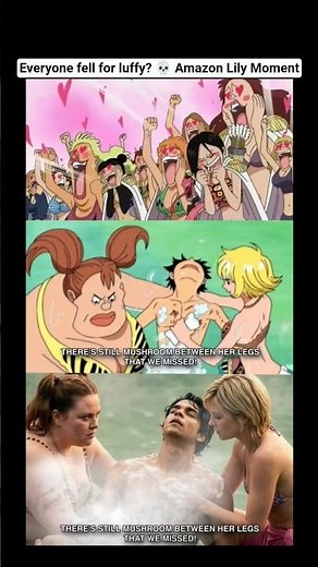 Luffy’s Most Unexpected Bath Scene 😂 | Amazon Lily Chaos #onepiece #memes
