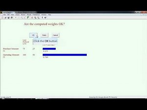 Logical Decisions Tutorial 3 - Weights