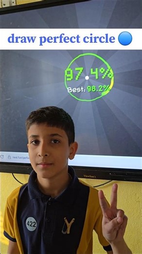 draw perfect circle 🔵 #circle