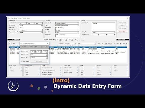 Build Amazing Userform - Risk Management System