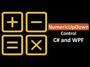 Creating NumericUpDownControl from scratch | C# and XAML