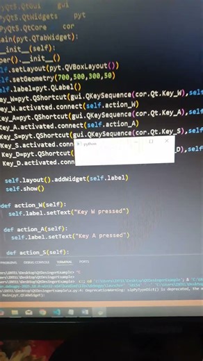 Python | 'PyQt5 - QShortcut' | CodeLearning