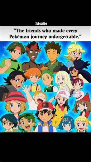 Ash Best Journeys Friend in Pokémon? #Pokémon #pikachu #ashketchum #demonslayer #brock #anime