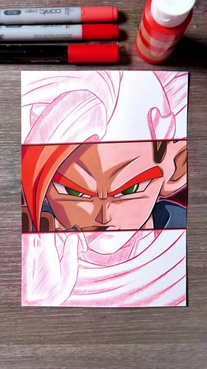 Drawing Tapion 🎶🪈 Dragon Ball Z | Stained Art 🎨 #animedrawing #animeart #coloring #dragonball #tapion