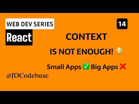 When Context Is Not Enough in React | Context Limitations Explained