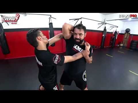 Self-defense against strangulation with Josias Rodrigues [KMRED] #selfdefense