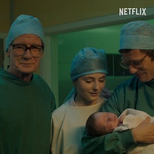 The birth of the first IVF baby. JOY, starring Thomasin McKenzie, James Norton and Bill Nighy, is now playing on Netflix. | Netflix