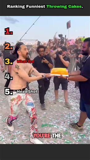 Ranking Funniest Throwing Cakes