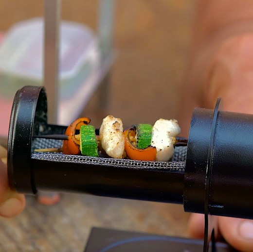 Tiny Grilled Kebabs More Tiny Kitchen on our app! http://taste.md/2bjCoRg | Tastemade