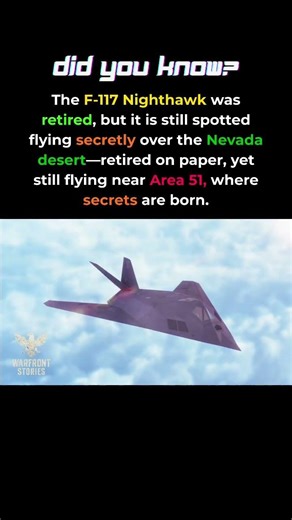 The F-117 Was Retired… So Why Is It Near #area51 #aviation #military