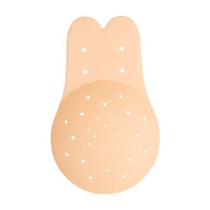 [Hot Item] Rabbit Ear Breathable Solid Silicone Backless Breast Patch Ultra-Thin Invisiblelifting and Chest Lifting Pat Bra
