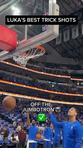 1.6M views · 10K reactions | Luka Magic is real… And put on full display through his crazy trick shots! 﫡 | NBA | Facebook