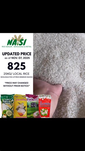 ‼️LIMITED STOCK‼️ PRICE INCREASE PO ULIT AFTER BAGYO 🤯 | NASI Rice Trading