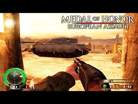 One of the best stages of the game Medal of Honor European Assault PS2 (nostalgic gameplay)
