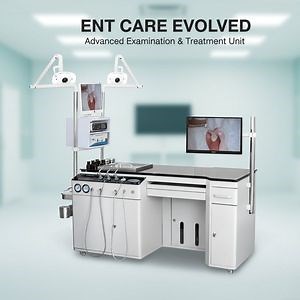 [Hot Item] Medical Luxury Exam Treatment Table for Ent Opd Diagnostic Workstation for Endoscopy&Otolaryngology Procedures Ent Treatment Unit