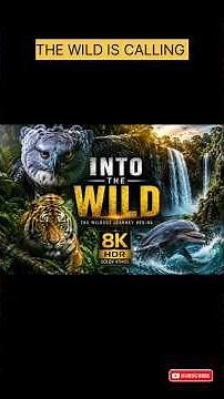 INTO THE WILD 🌍 | The Wildest Journey Begins | Official Trailer | 8K HDR Dolby #shorts #8k #wildlife