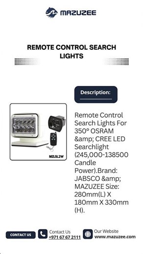 Remote Control Search Lights