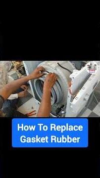 Front Load Washing Machine Door Gasket Replace #shorts
