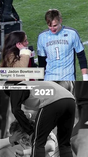 Redemption for Washington men's soccer and GK Jadon Bowton 🙌🏆 #shorts