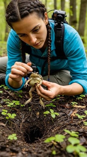 Burrowing Frog POV 🐸 | Micro Camera Underground Exploration