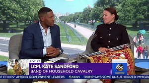 117K views · 548 reactions | LCPL Kate Sandford will be the first female trumpeter at a Royal Wedding! She sits down with Michael LIVE in Windsor! https://gma.abc/2L7fZcl | Good Morning America | Facebook