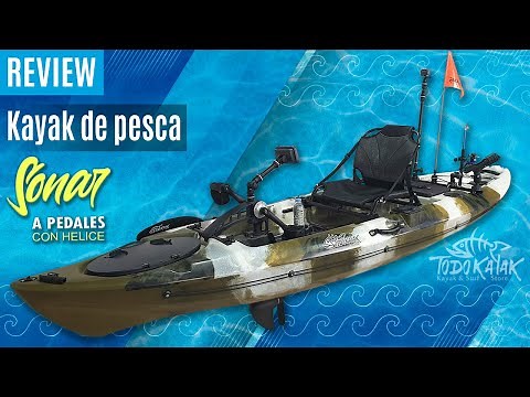 Pedal-powered kayak Sonar (Propeller)