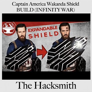 18K views · 365 reactions | Captain America Wakanda Shield BUILD (INFINITY WAR) | The Hacksmith | Facebook