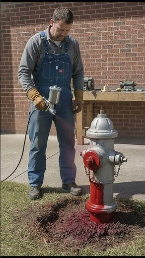 Watch What Happens Stripping a Century of Rust off a Cast Iron Fire Hydrant