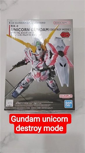 Gundam Unicorn(destroy mode)#shorts