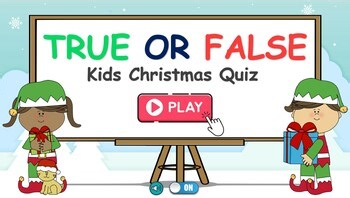Christmas True or False Quiz Game | Interactive PowerPoint | Grades K–3 