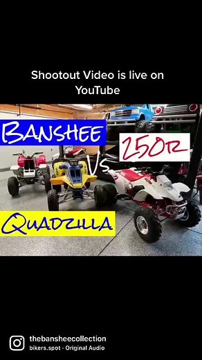 Testing 0-60 and Top Speed #banshee #trx250r #quadzilla