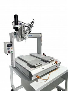 [Hot Item] Single Head Double Platform Automatic Dispensing Machine/Dispenser with Rotating Function for Assembly/Production-Line