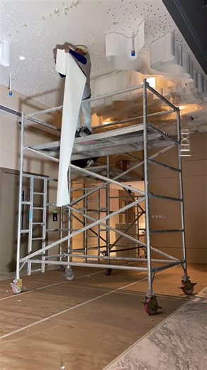 Creating a French Wavy Paper Ceiling – Step by Step