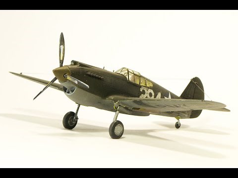 Curtiss P-40B Pearl Harbour Airfix 1/72 full build