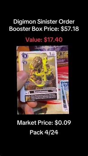 Pack 4 of the booster box. The hunt for BlackWarGreymon continues #rippingpacks #digimontcg #tcg