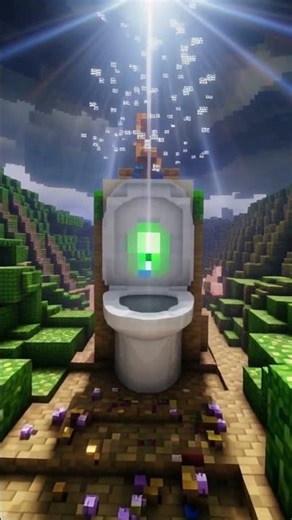 Skibidi Toilet entered MINECRAFT and broke the entire game 💀 #shorts