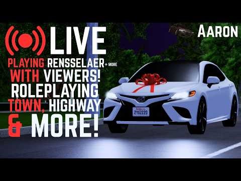 🔴 LIVE | 10 HOUR STREAM | Playing Rensselaer + More with Viewers! | Roblox