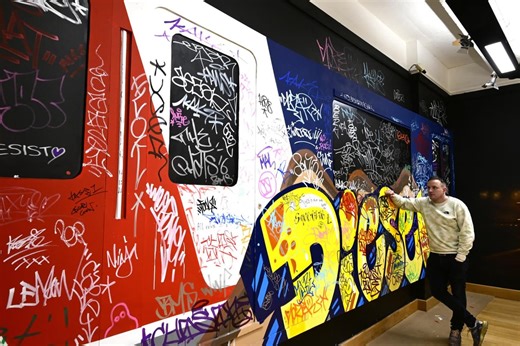 Renowned street artist Nathan Murdoch opens new exhibition paying tribute to Peterborough's graffiti history