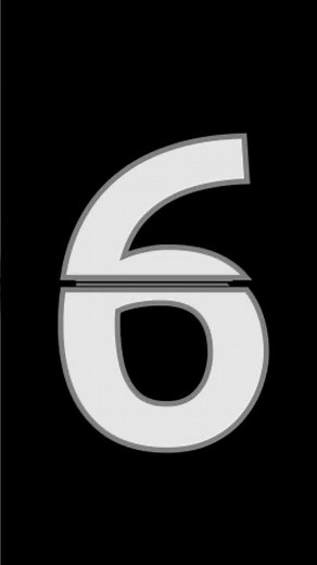 Short counter (0–10) | Retro Flip Clock Numbers
