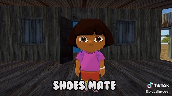 Funny VR Chat Gaming Moment: Don't Steal Dora's Shoes!