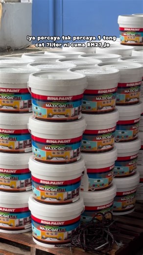 ellyshaaaa on Instagram: "Raya nak dekat ni, yang planning nak tukar cat rumah or sesiapa yang nak masuk rumah baru takyah pening2 sebab cat dekat @binapaint tengah ada harga tak masuk akal! Memang berbaloi borong sini. Year End Sale kalini berlangsung dari 17-21 December 2025 .. 📍Bina Paint 10, Jalan 9/7 Taman IKS, Seksyen 9, 43650 Bandar Baru Bangi, Selangor #yearendsale #binapaint #catrumah #catmurah"