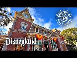 Disneyland Railroad 4K HDR 60fps | A Full Ride Grand Circle Tour