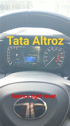 Tata altroz service light reset#how to reset service light Tata altroz manual#manual service light#