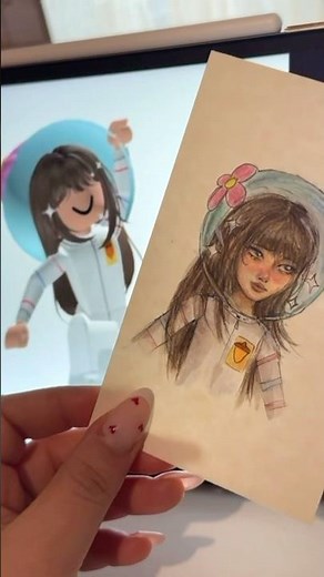 Drawing Roblox Avatars ✨ #roblox #creative #robloxavatar