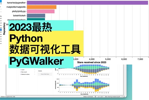 2023年Github增长最快的可视化工具PyGWalker - 一行代码将数据转化为可视化app