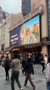 Cheers Amazon Music UK for this! 💙 Dive into all our hits with the Re[Discover] Playlist, now on Amazon Music! 🎶 If you’re near Leicester Square, catch it on the big screen and share a pic with us 📷 | Take That