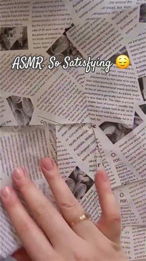 ASMR. Food Wrapping Paper. #ASMR #No talking #Satisfying #crinkling #fast#paper
