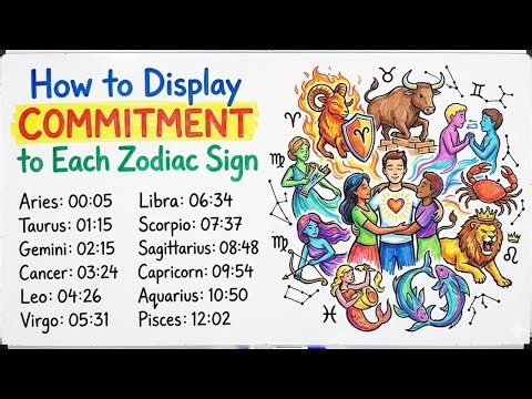 How to Display Commitment to Each Zodiac Sign