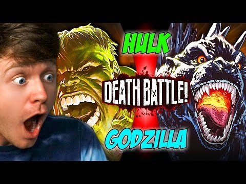 Reacting to HULK vs GODZILLA the DEATH BATTLE!