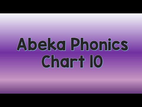 Abeka Phonics Chart 10